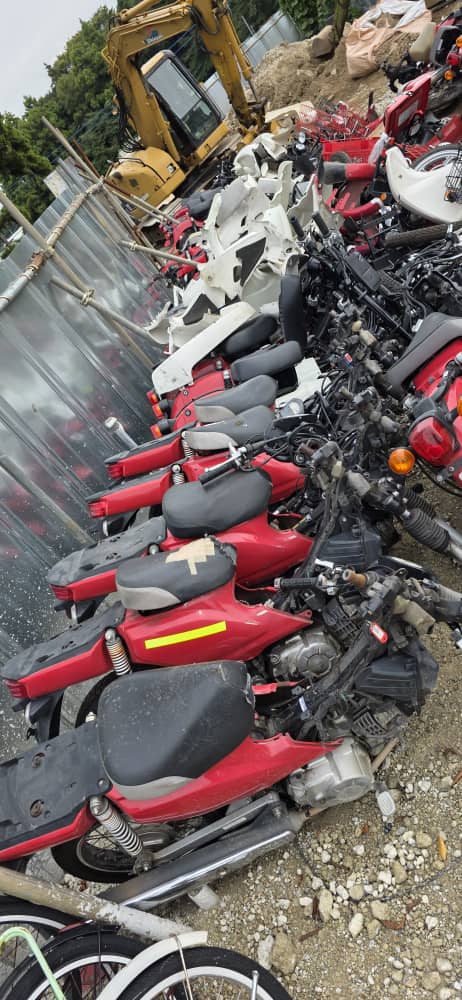 Motorcycle stock